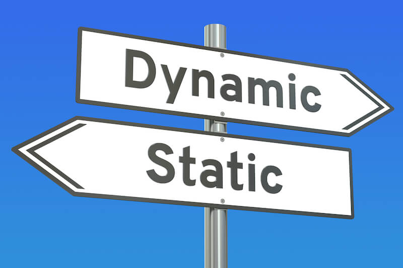 esempi sito web dinamico o statico 1
